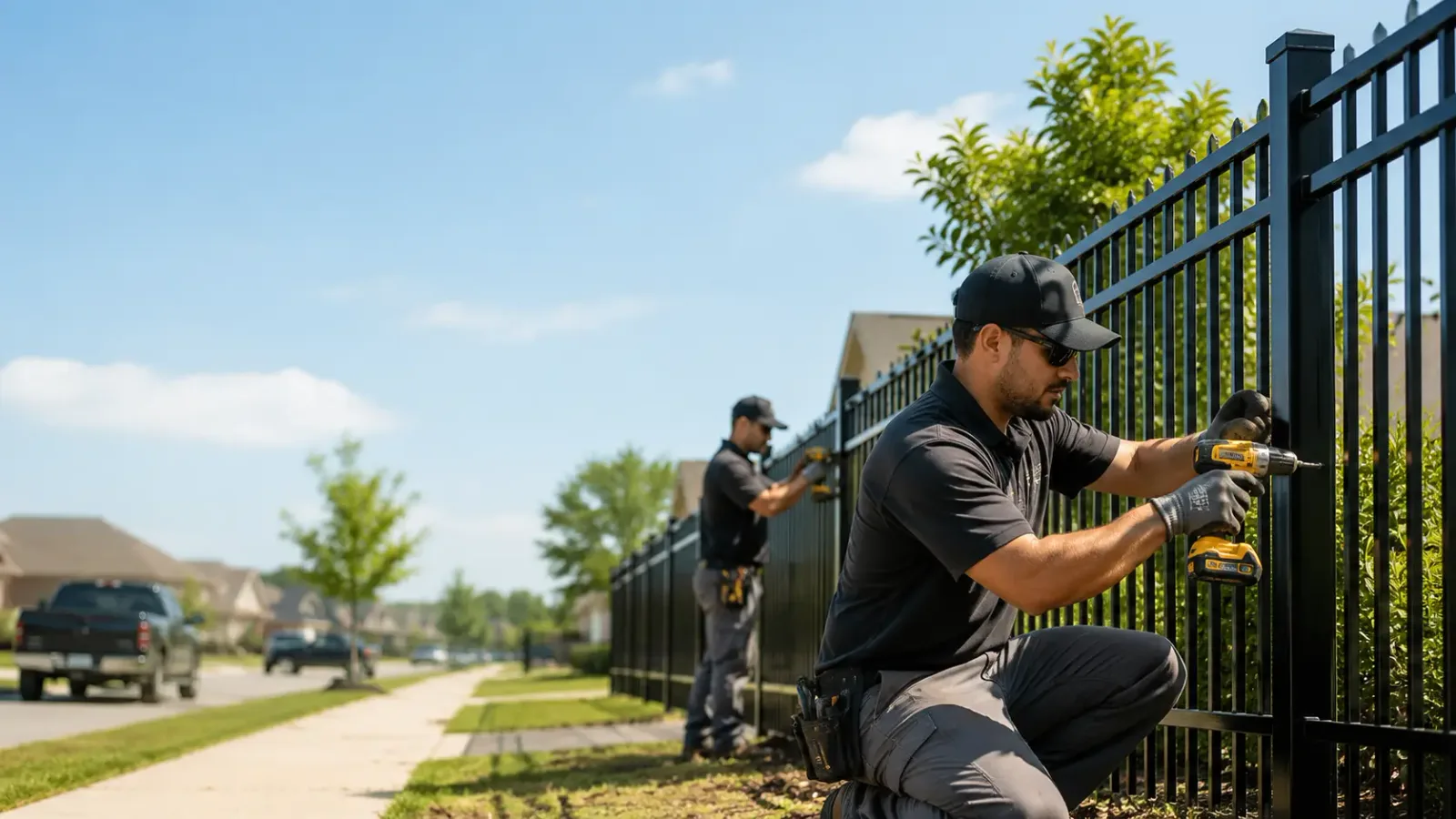Metal Fence Installation in Brookline, MA